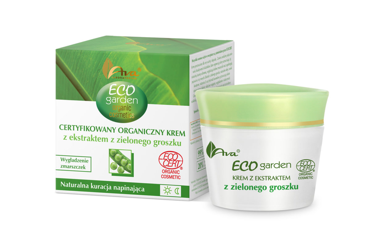 ECO GARDEN Certifed Organic cream with green peas extract