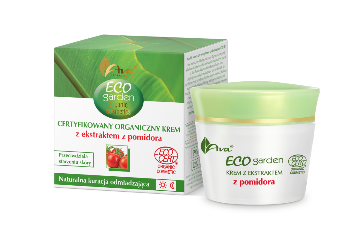 ECO GARDEN Certifed Organic cream with tomato extract