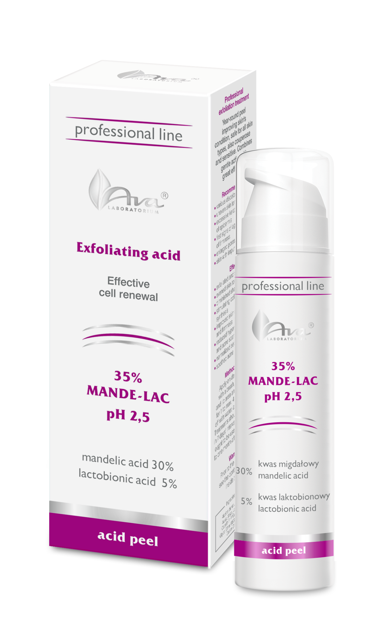 ACID PEEL 35% MANDE-LAC pH 2,5