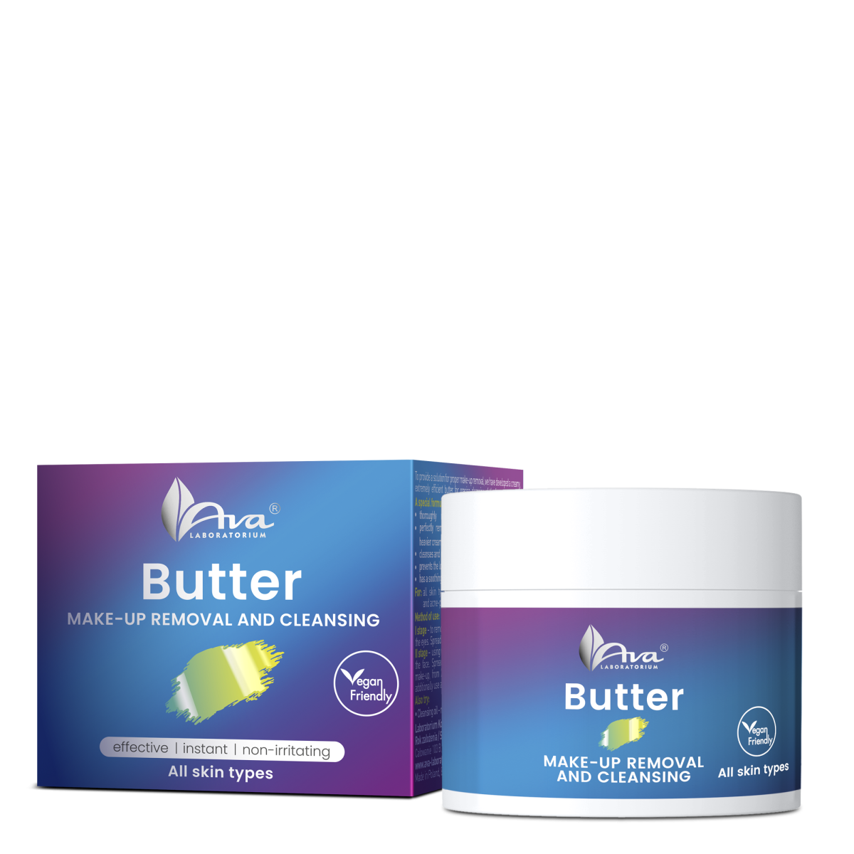 Butter make-up removal and cleansing