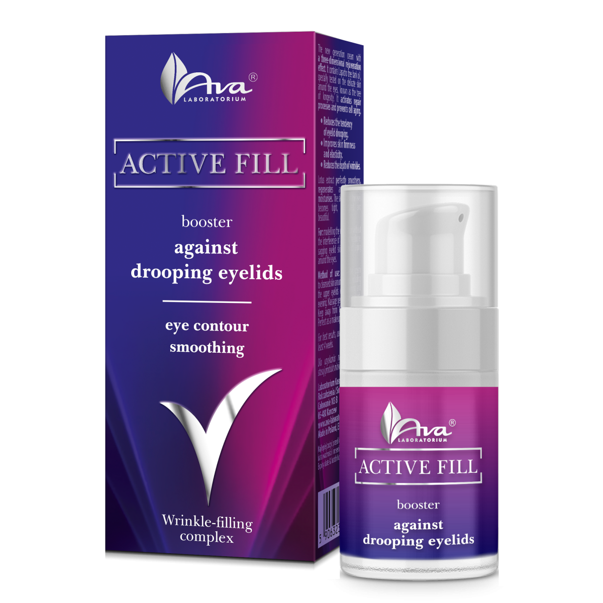 Active Fill – Eye-contour smoothing against drooping eyelids