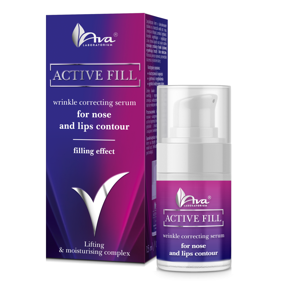Active Fill – Wrinkle correcting serum for nose and lips contour