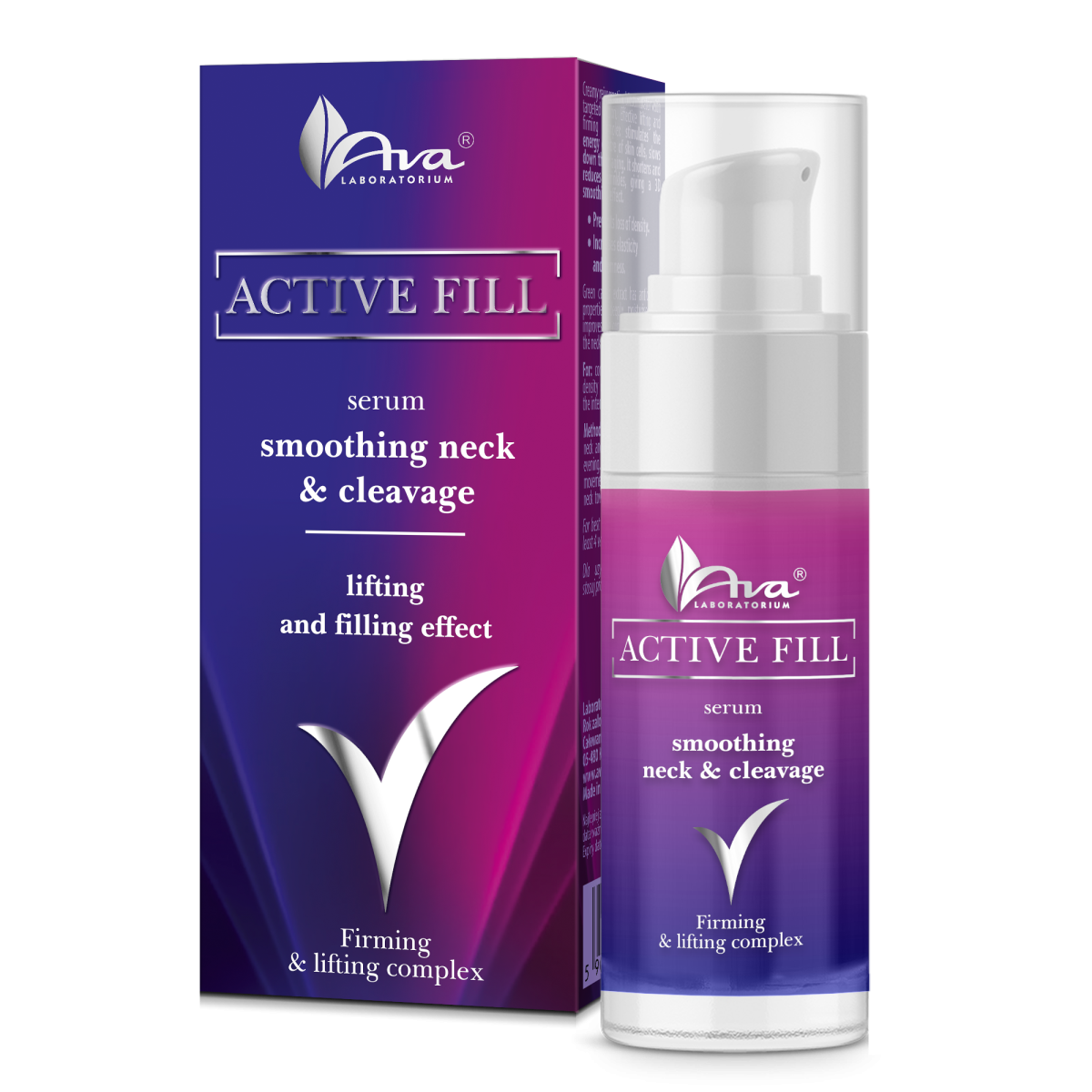 Active Fill – serum wygładzające szyję i dekolt