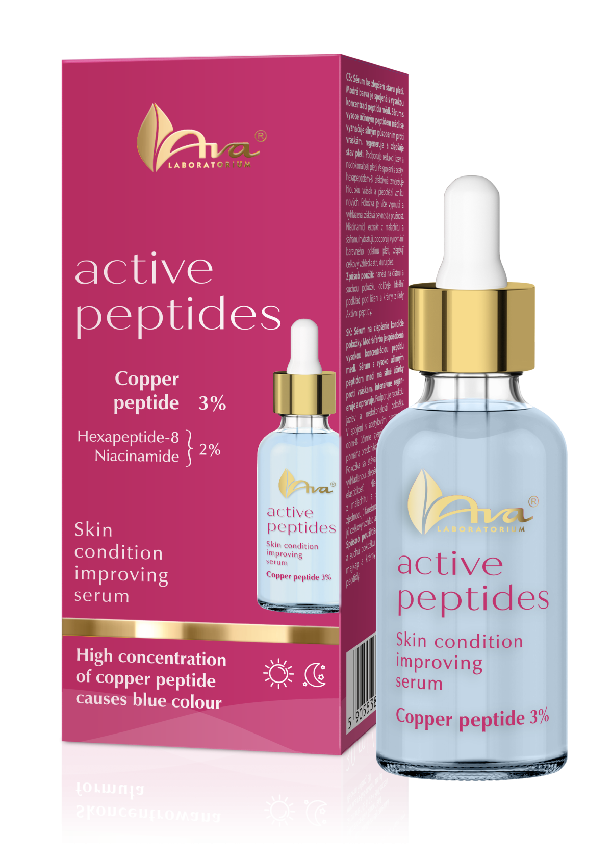 Active Peptides – Skin condition improving serum with copper peptide