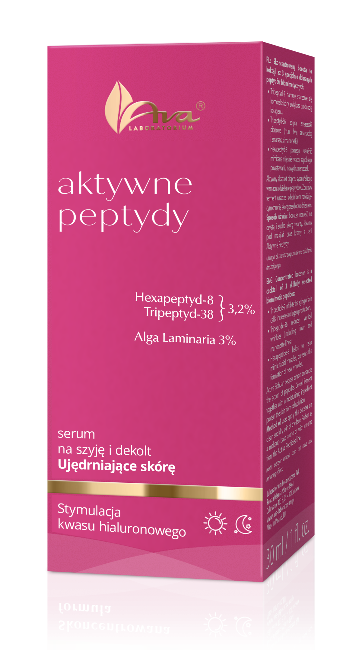 Aktywne Peptydy – Serum na szyję i dekolt ujędrniające skórę