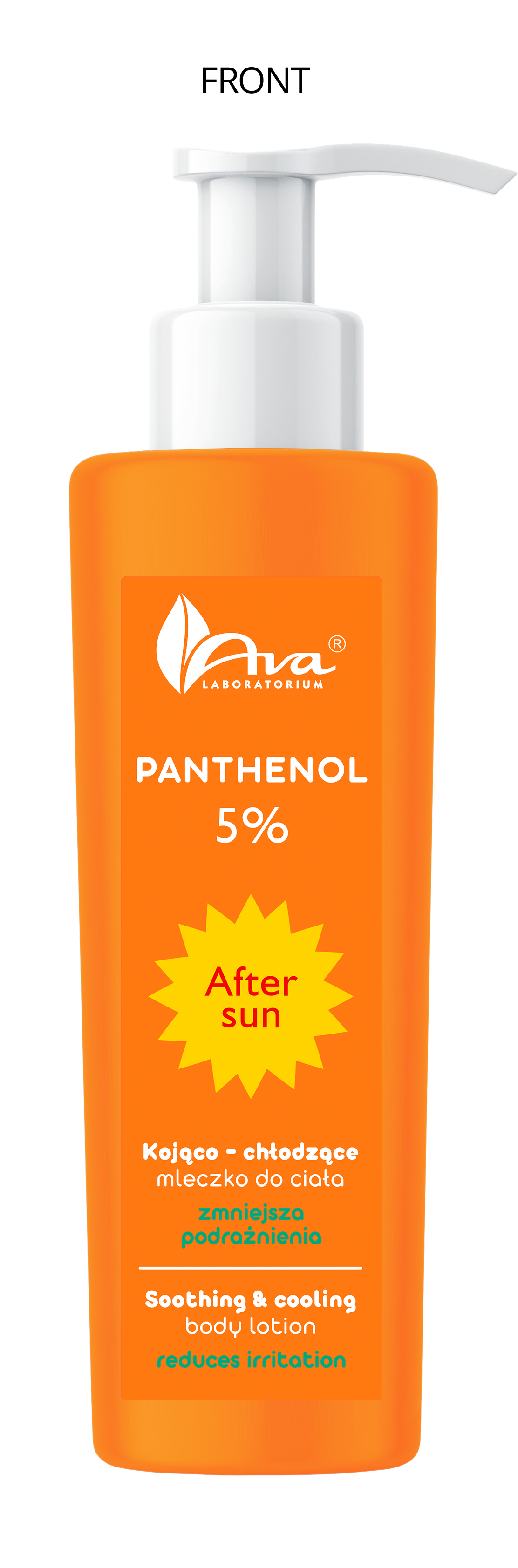 Panthenol 5% – Kojąco-chłodzące mleczko do ciała